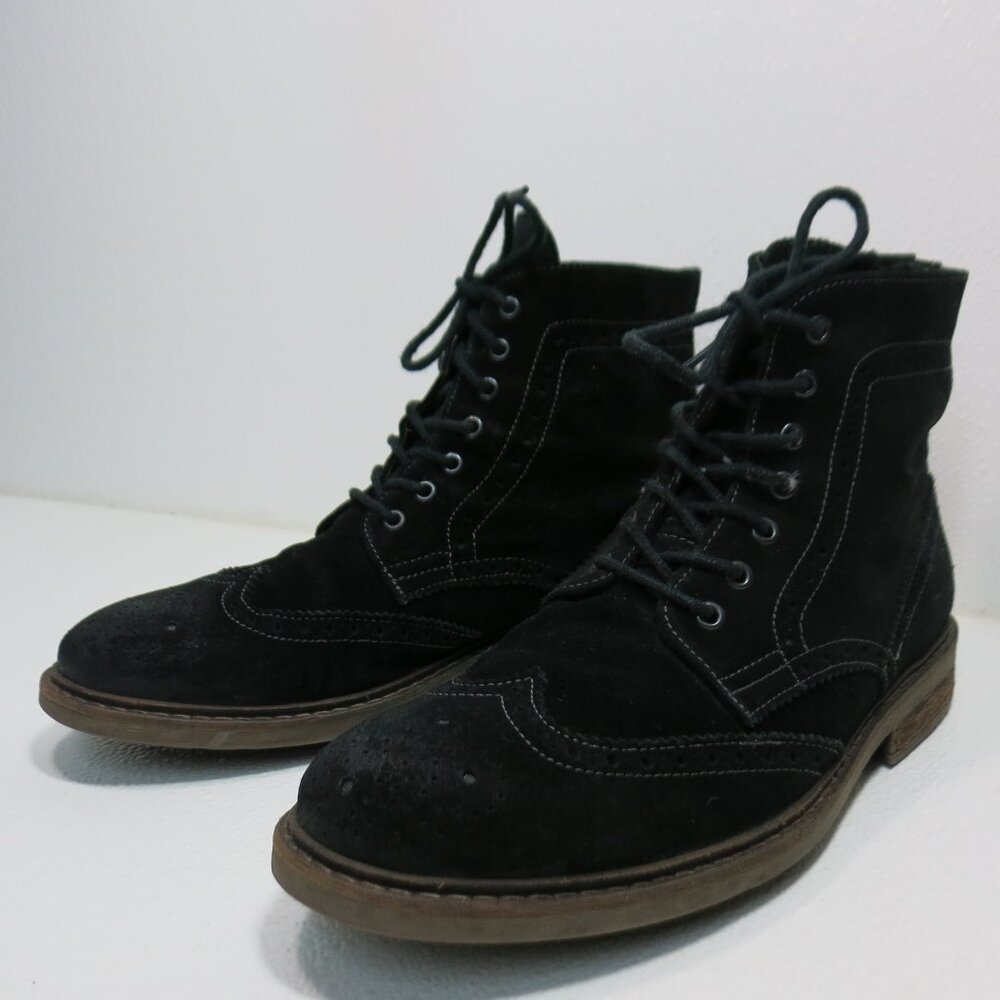 Rogue Suede Leather Distressed Fashion Dress Boots Men's Footwear Sz 10.5